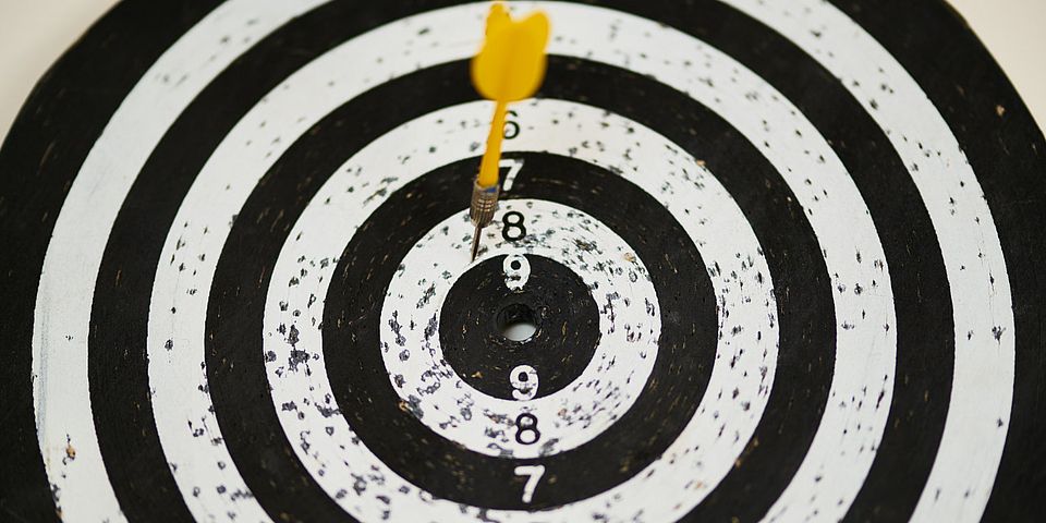 dartboard image by Engin Akyurt, pexels