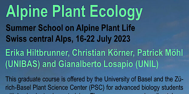 alpine plant life summer school 2023
