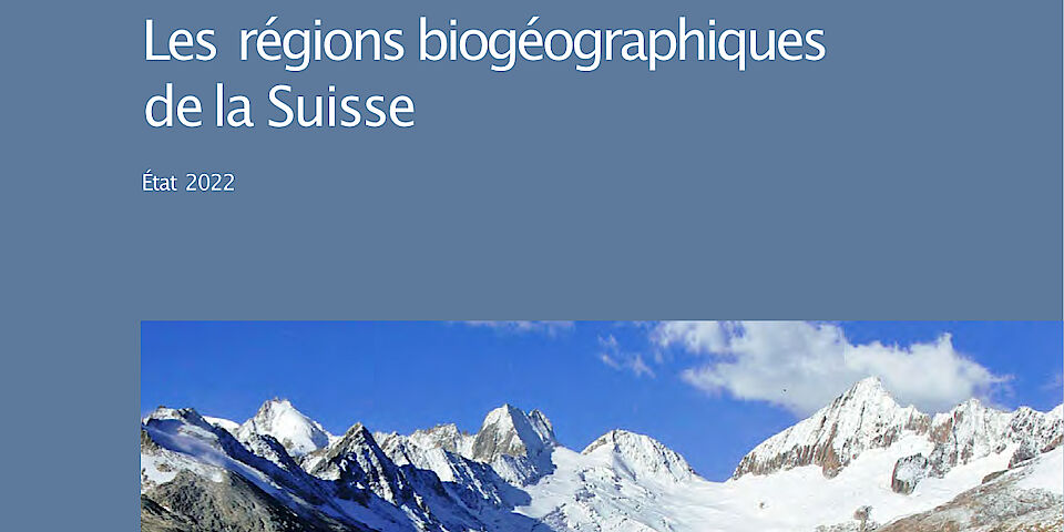 regions biogeographiques de la suisse, cover